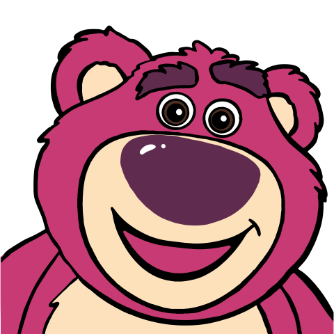 Smiling Lotso Close-Up Illustration