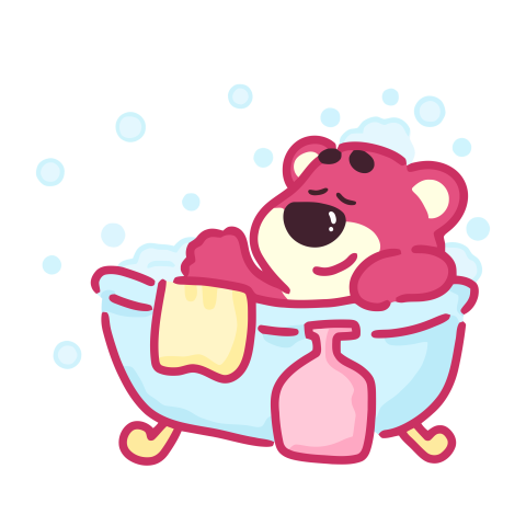 Lotso in a Bubble Bath