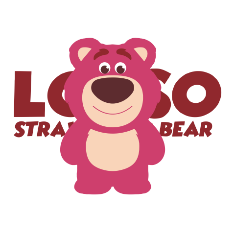 Smiling Lotso Strawberry Bear 81