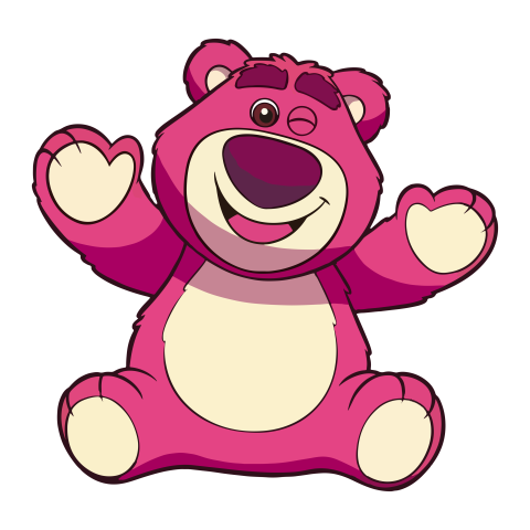 Winking Lotso with Open Paws